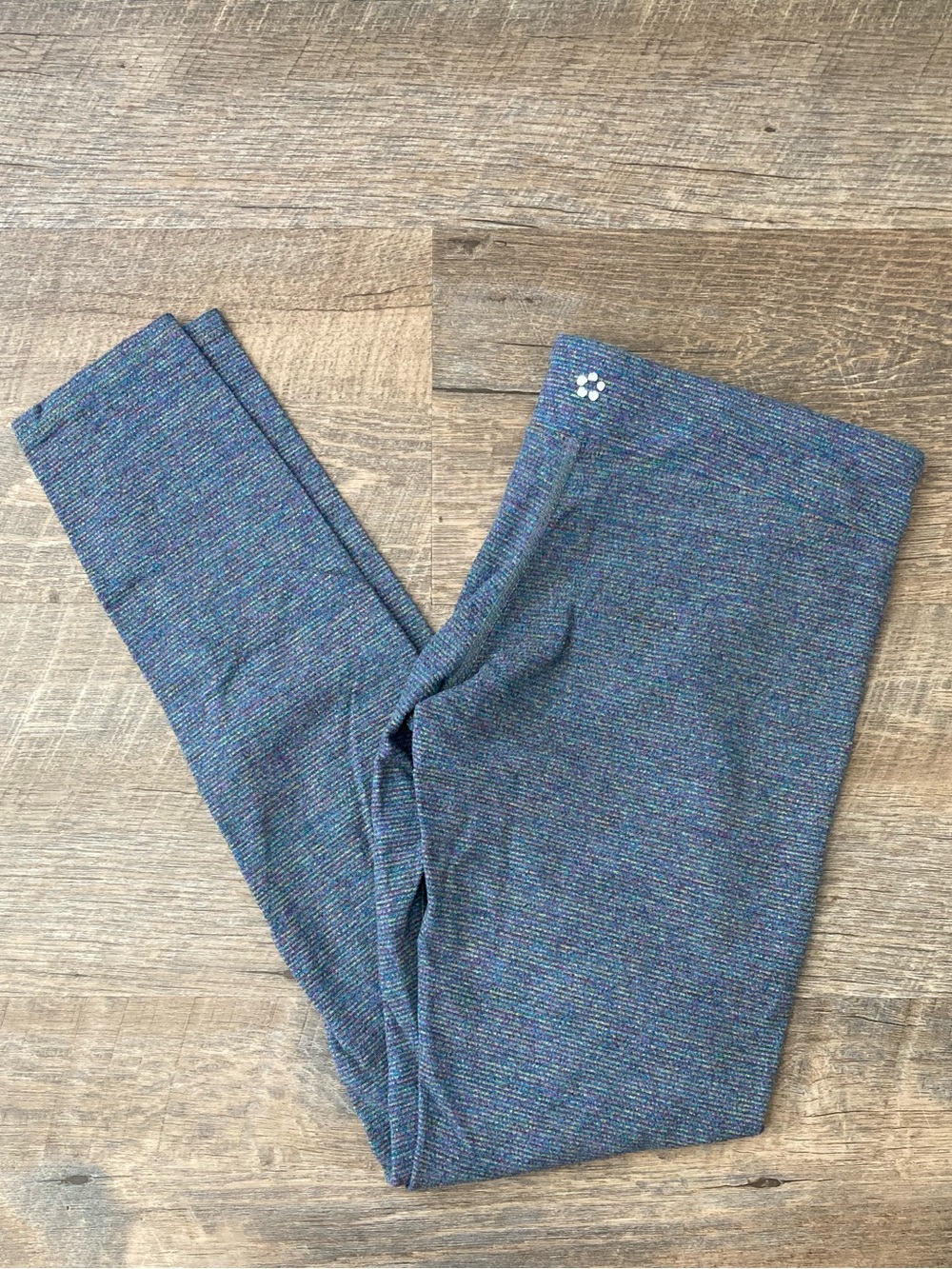 Tuff Girl Athletics | Casual Multi Color Micro Stripe Athleisure Leggings